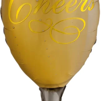 TIB Heyne Folienballon Sektglas Hochzeit