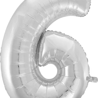 TIB Heyne Folienballon Zahl 6