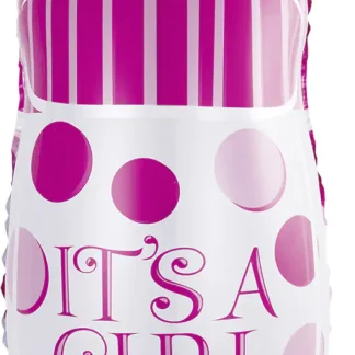 TIB Heyne Folienballon Flasche-Its a girl