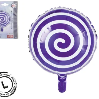 TIB Heyne Folienballon Lollipop lila 1 Stück