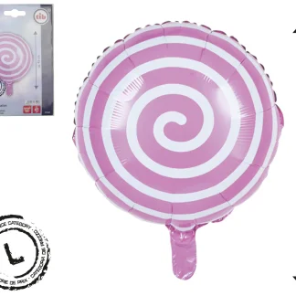 TIB Heyne Folienballon Lollipop pink 1 Stück