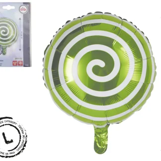 TIB Heyne Folienballon Lollipop grün 1 Stück