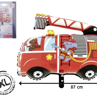 TIB Heyne Folienballon Feuerwehr Auto 1 Stück