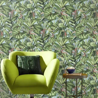 Erismann Vliestapete 10122-18 Paradiso 2 Floral Türkis 10,05 x 0,53 m