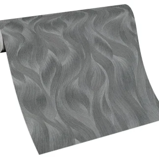 Erismann Vliestapete 10151-47 ELLE Decoration welle anthrazit 10,05 x 0,53 m