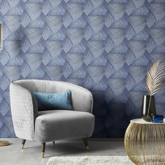 Erismann Vliestapete 10152-08 ELLE Decoration grafik blau 10,05 x 0,53 m