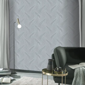 Guido Maria Kretschmer Vliestapete 10146-29 Fashion For Walls welle silber 10,05 x 0,53 m