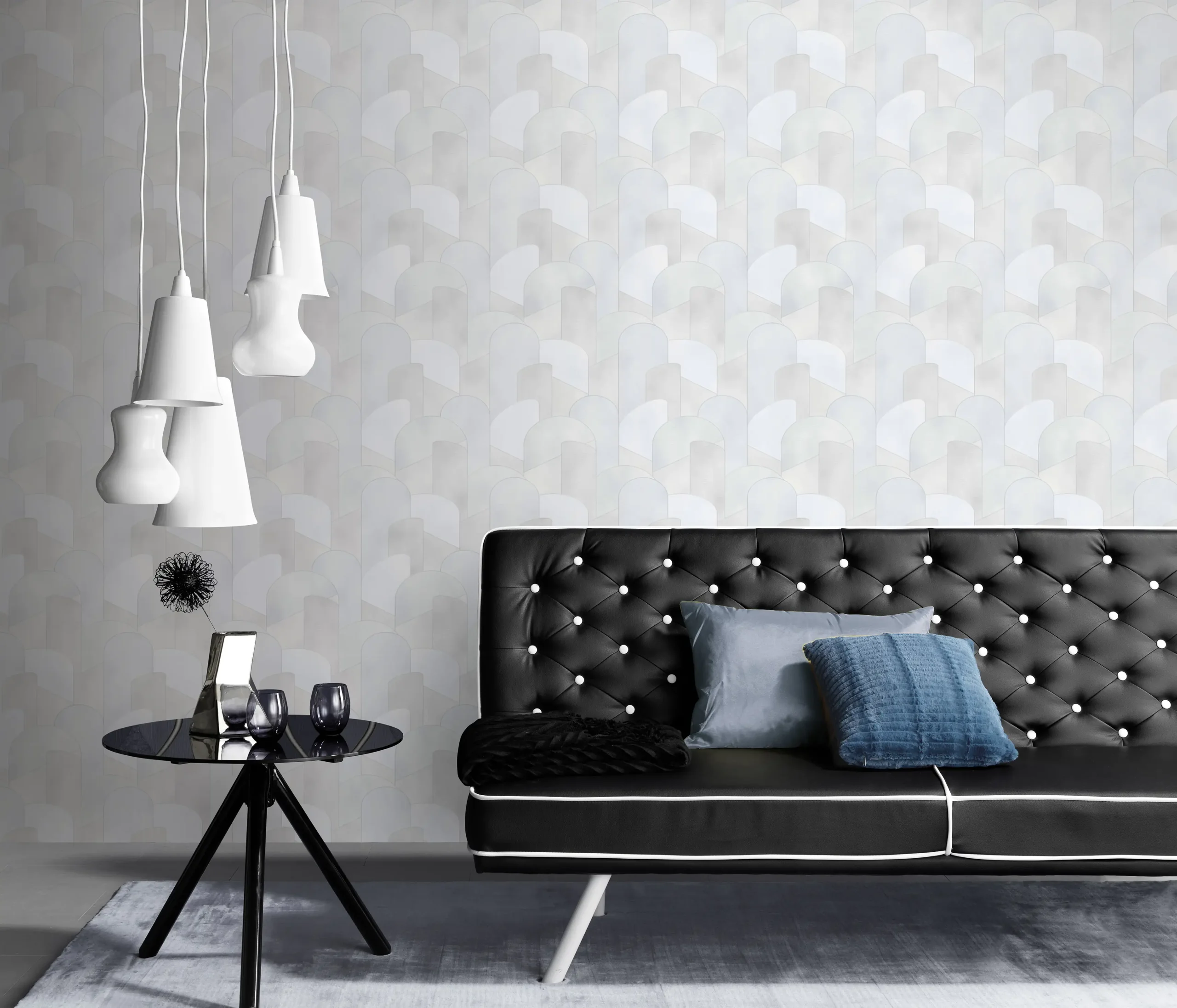 Erismann Vliestapete 10155-31 ELLE Decoration grafik grau 10,05 x 0,53 m