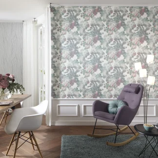 Erismann Vliestapete 10153-01 ELLE Decoration floral weiß 10,05 x 0,53 m