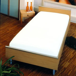 Vario Jersey-Spannbetttuch Elastan für Topper weiß, 190 x 200 cm