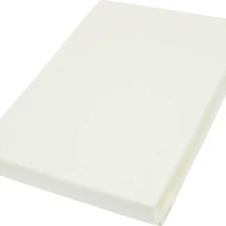Vario Jersey-Spannbetttuch Elastan für Topper ecru, 150 x 200 cm