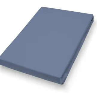 Vario Jersey-Spannbetttuch blau, 150 x 200 cm