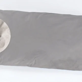 Vario Kissenbezug Renforce Stone Washed kitt, 40 x 80 cm