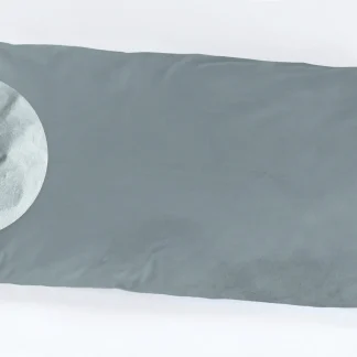 Vario Kissenbezug Renforce Stone Washed graugrün, 40 x 80 cm