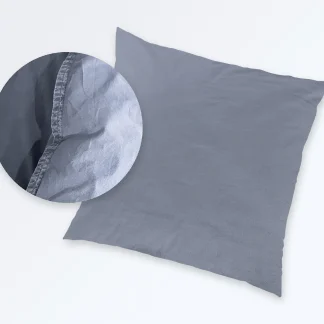Vario Kissenbezug Renforce Stone Washed denim, 40 x 40 cm