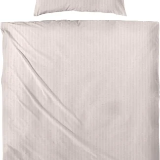 Vario Bettwäsche Baumwolle Seersucker uni taupe, 135 x 200 cm