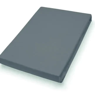 Vario Jersey-Spannbetttuch anthrazit, 100 x 200 cm