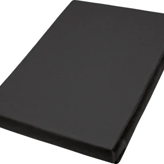 Vario Jersey-Spannbetttuch schwarz, 150 x 200 cm