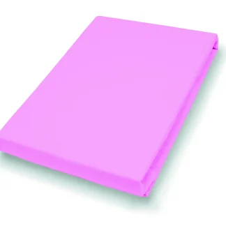 Vario Jersey-Spannbetttuch rosa, 100 x 200 cm