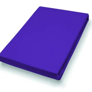 Vario Jersey-Spannbetttuch pflaume, 150 x 200 cm