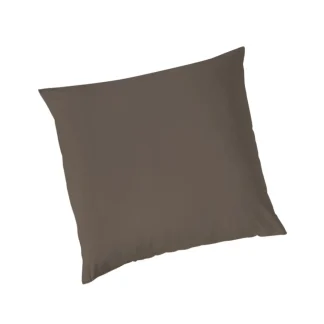 Vario Kissenbezug Jersey dunkelbraun, 40 x 40 cm