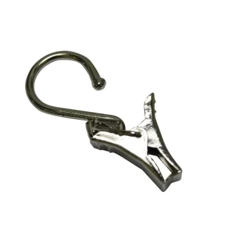 Gardinia Seilklammern nickel, 20-er Pack