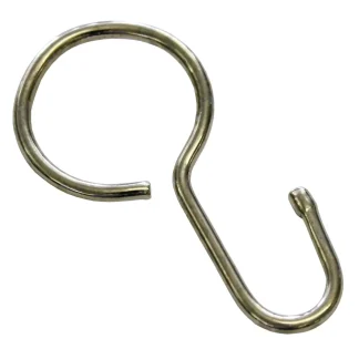 Gardinia Seilhaken nickel, 20 Stück
