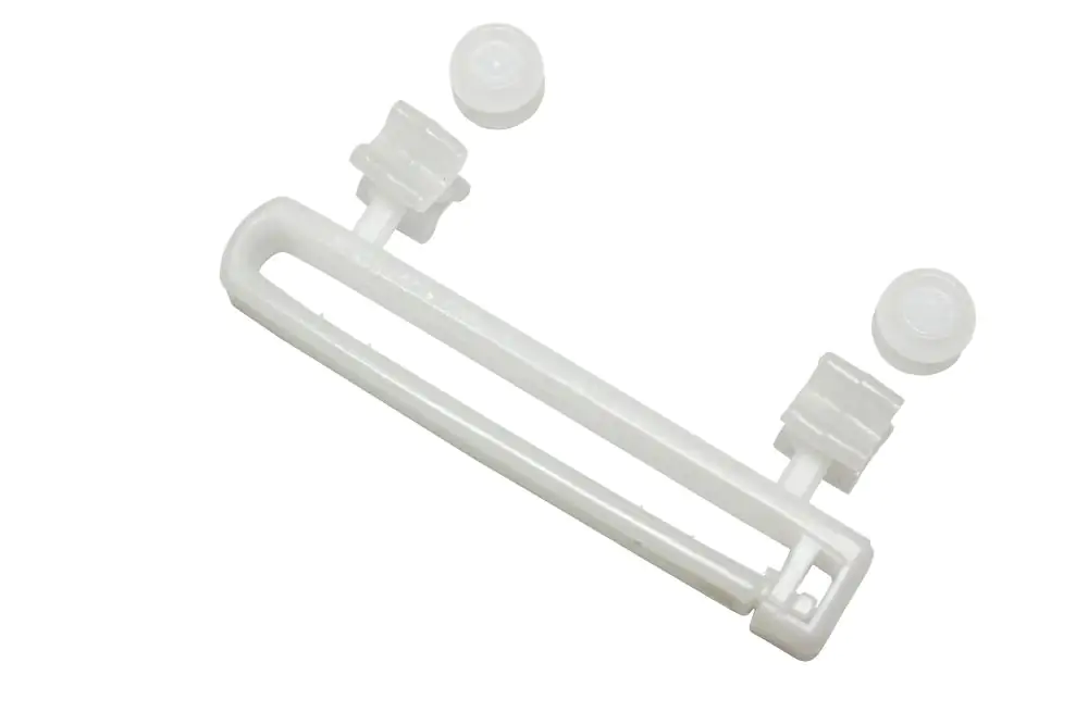 Gardinia Schlaufengleiter mit Rollen, weiß, 10-er Pack