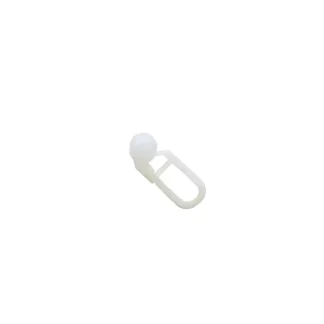 Gardinia Rollringe für Vorhangschiene, weiß, 100-er Pack
