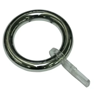 Gardinia Gardinenring inkl. Faltenlegehaken, innen Ø 40 mm, Breite 8 mm