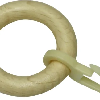 Gardinia Ringe für Vitragestange Montana Ø 11 mm, kiefer-natur, 10-er Pack