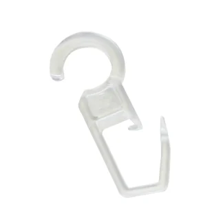Gardinia Haken Lugano zu Stilgarnitur Ø 28 mm, glasklar, 10 Stück