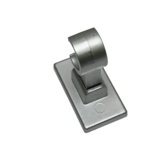 Gardinia Träger silber matt, Ø 12 mm