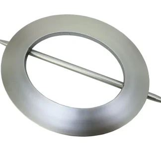 Gardinia Dekoring Oval silber-matt