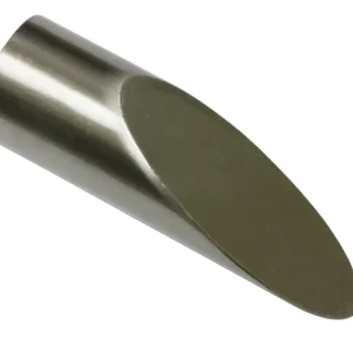 Gardinia Endknopf Lazio zu Stilprogramm Memphis, Ø 16 mm edelstahl-optik