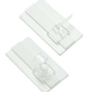 Gardinia Klebehaken Universal weiß-transparent, selbstklebend