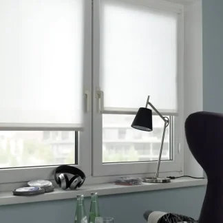 Gardinia Easyfix Rollo Uni weiß 120 x 150 cm