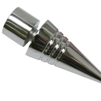 Gardinia Endknopf Chicago Spitze Ø 20mm, chrom