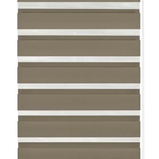 Gardinia EasyFix Doppelrollo mocca 75 x 150 cm