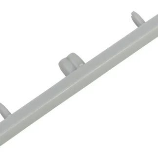 Gardinia Endstück Aluminium, 3-läufig, grau