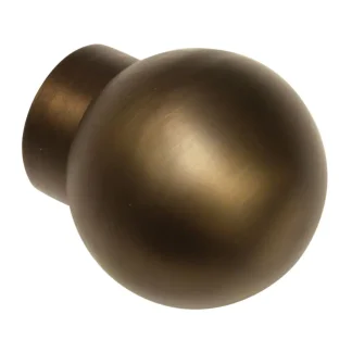 Gardinia Endknopf Windsor Ball, bronze
