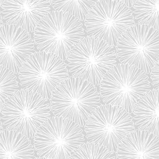 Gardinia Flächenvorhang Bloomy weiß, 60 x 245 cm