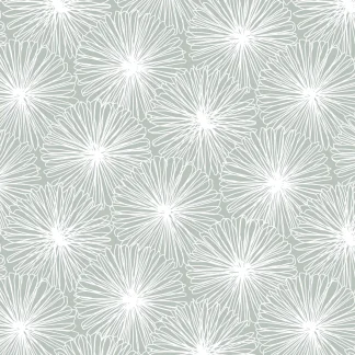 Gardinia Flächenvorhang Bloomy schilfgrün, 60 x 245 cm