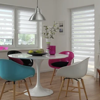 Gardinia Doppelrollo Mini weiß 45 x 150 cm