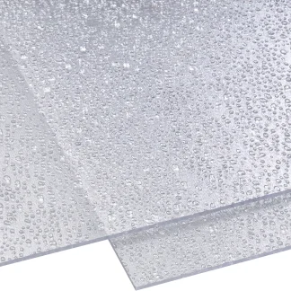 Gutta Polystyrolglas Tropfen 100 x 100 cm 5 mm klar