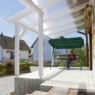 Gutta Polycarbonat-Doppelstegplatte 300 x 105 cm 16 mm klar