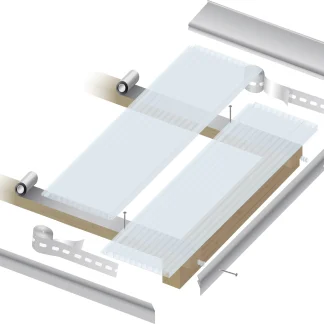 Gutta Polycarbonat-Hohlkammerpaneel Easy Click Plus 200 x 20 cm 16 mm klar