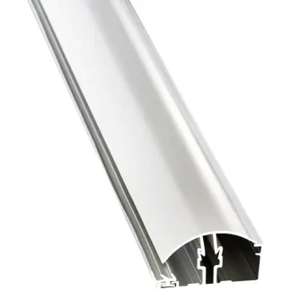 Gutta PVC Klemm-Randprofil 2500 mm weiß für 10, 16 mm Hohlkammerplatte