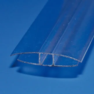 Gutta Polycarbonat H-Profil 250 cm 16 mm klar
