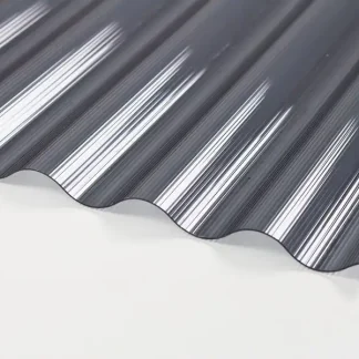 Gutta Polycarbonat-Wellplatte Sinus 76/18 500 x 90 cm 1,4 mm anthrazit